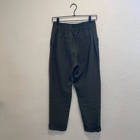 A New Day Green Ankle Trouser Pants Size 4 - Picture 5 of 7